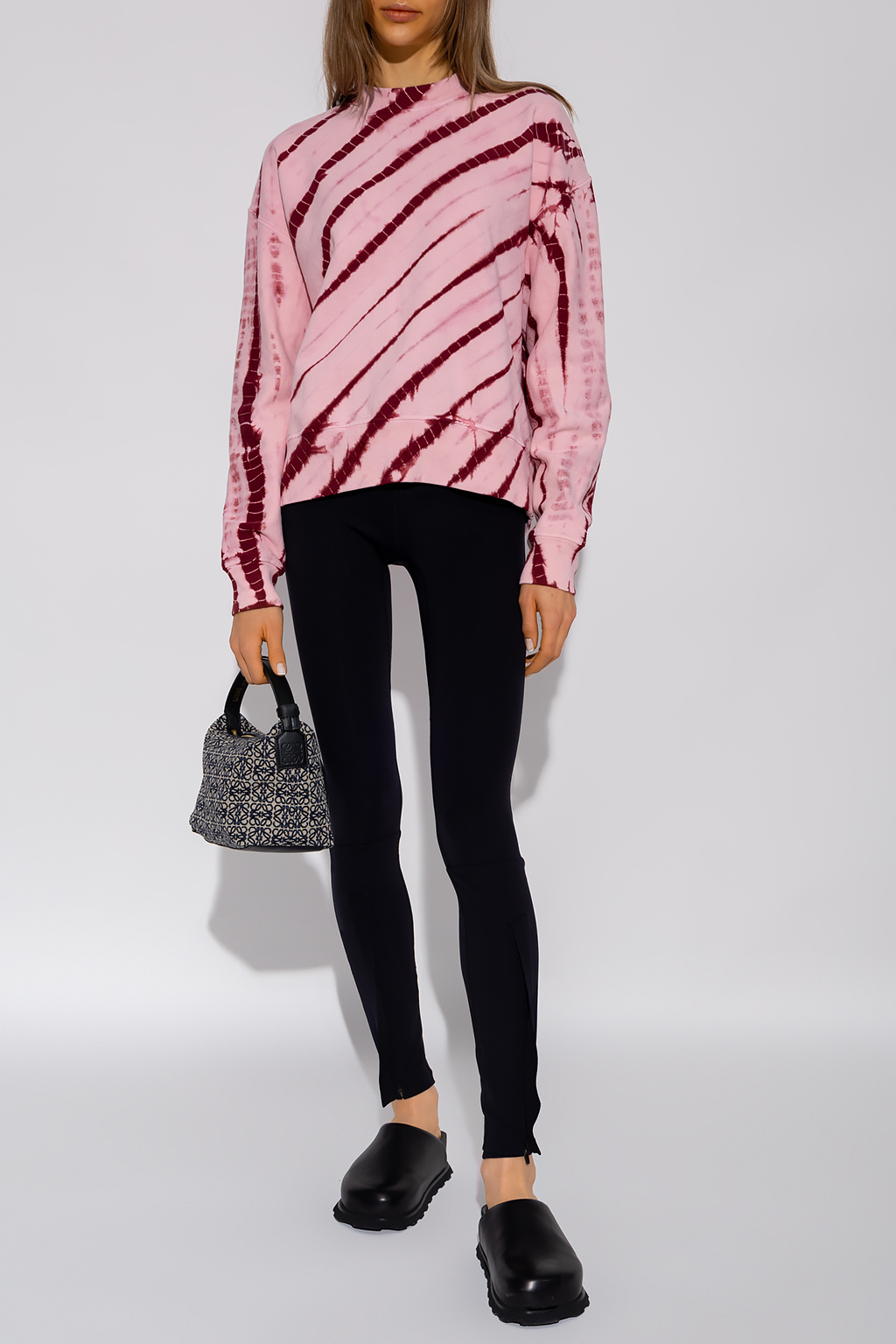 Pink Tie Proenza Schouler White Label pique A line skirt Rot Biname fmedShops AS dyed sweatshirt Proenza Schouler White Label